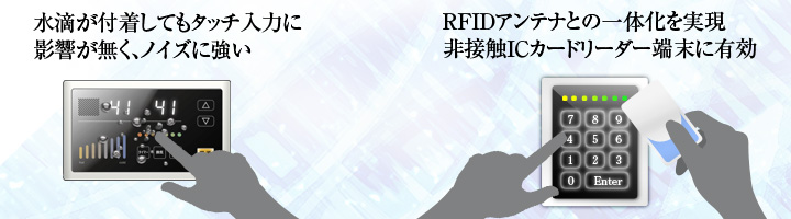 平面、2次曲面をスイッチに優れた耐久性を実現
